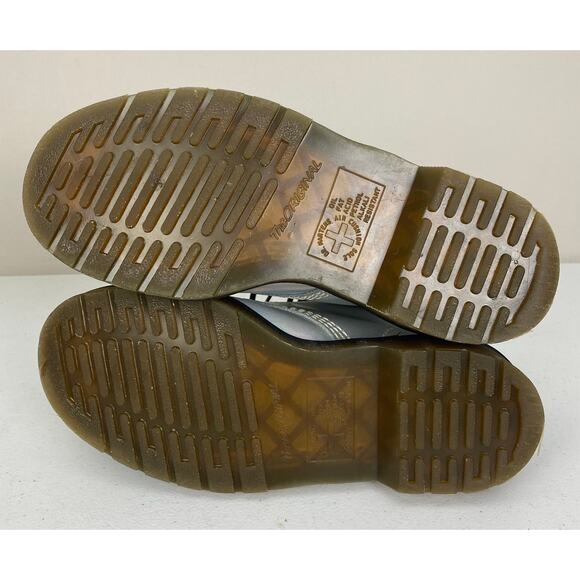 Women Dr. Martens Pascal RS 7.5" metallic iridescent combat boots shoes, 6 - Picture 7 of 7